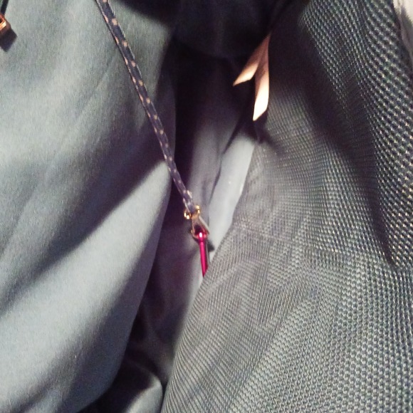 Laundry by Shelli Segal LA * Quilted Puffer Backpack*Medium  turquoise * Nylon - Picture 5 of 9